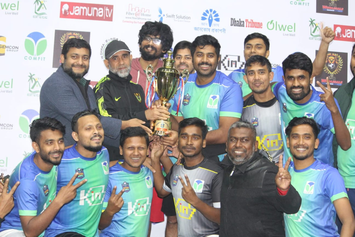 Winner of DHAKA FUTSAL CUP 2022 – JAFF turf field